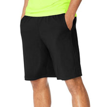 Hanes Mens Sport Performance Pocket Shorts, XL, Ebony/Ebony